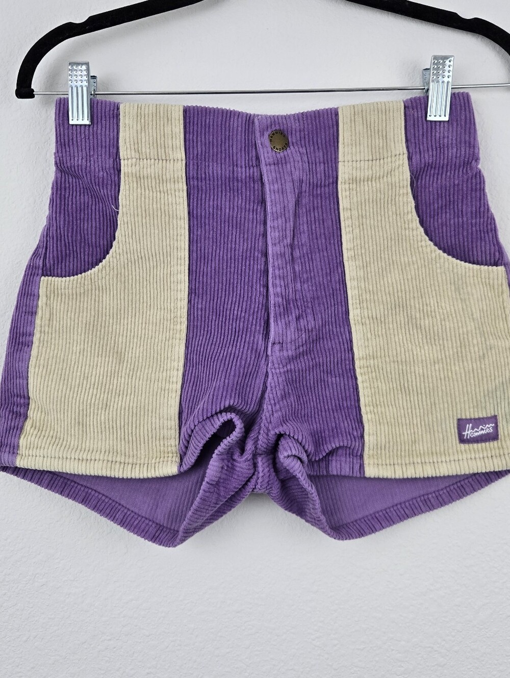 Hammies Purple Corduroy Shorts